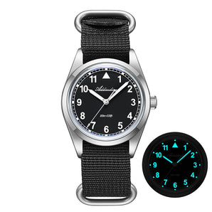 ★India Pre-Owned★ADDIESDIVE 36mm Field Watch AD2079 Military Men Wristwatch