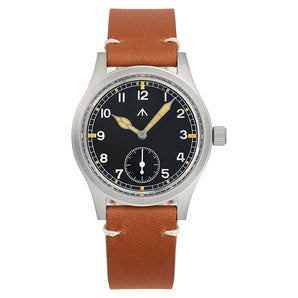 ★US Pre-Owned★Militado 36mm D12 Sapphire Crystal Quartz Field Watch