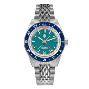 ★US Pre-Owned★San Martin Original Design NH34 GMT Watch SN0116