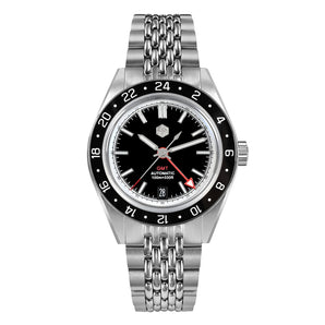 ★US Pre-Owned★San Martin Original Design NH34 GMT Watch SN0116