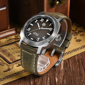 ★Big Save★San Martin 40mm Vintage Automatic Men Watch SN0065G