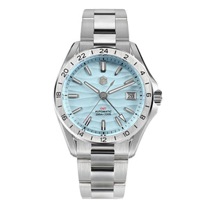 ★US Pre-Owned★San Martin NH34 39mm GMT Watch SN0129