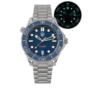 ★US Pre-owned★Watchdives WD007 39mm Titanium NTTD Dive Watch
