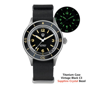 🔥EarlyBird🔥Watchdives WD50Ti Titanium 50-Fathoms NH35 Dive Watch